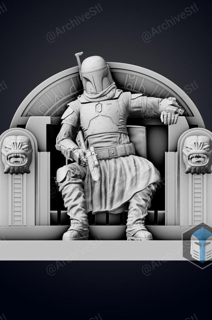 星球大战 波巴·费特之书 The Book of Boba Fett 3D打印图纸